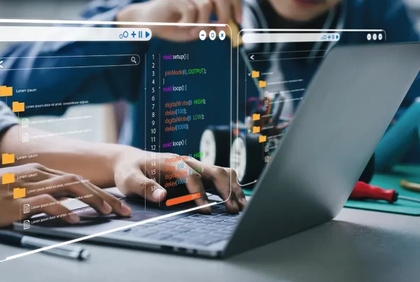 A High Schooler's Journey into STEM | Students using computer and working on a technical project